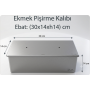 Ekmek Kalıbı - Ebat:(30x14xh14)cm